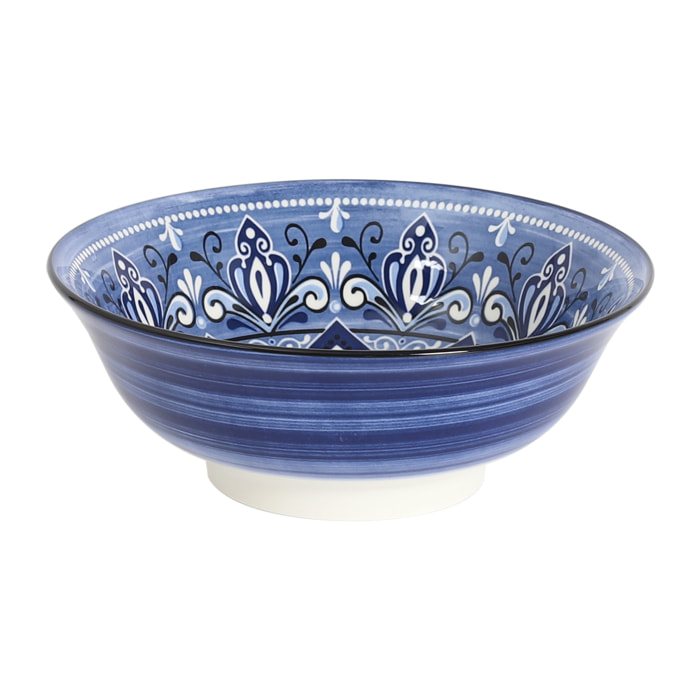 Saladier Jaipur Bleu D21cm A1/m8
