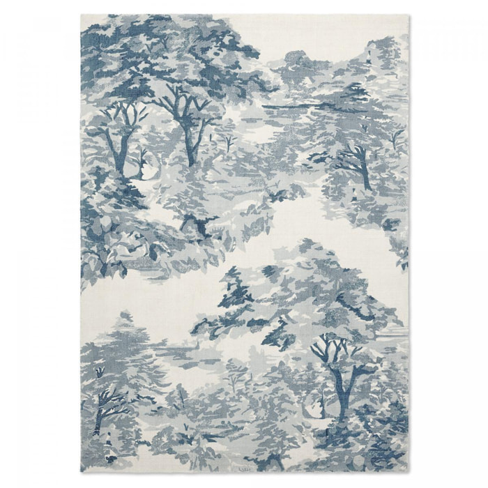 Tapis salon et chambre fait à la main en coton motif floral MADE