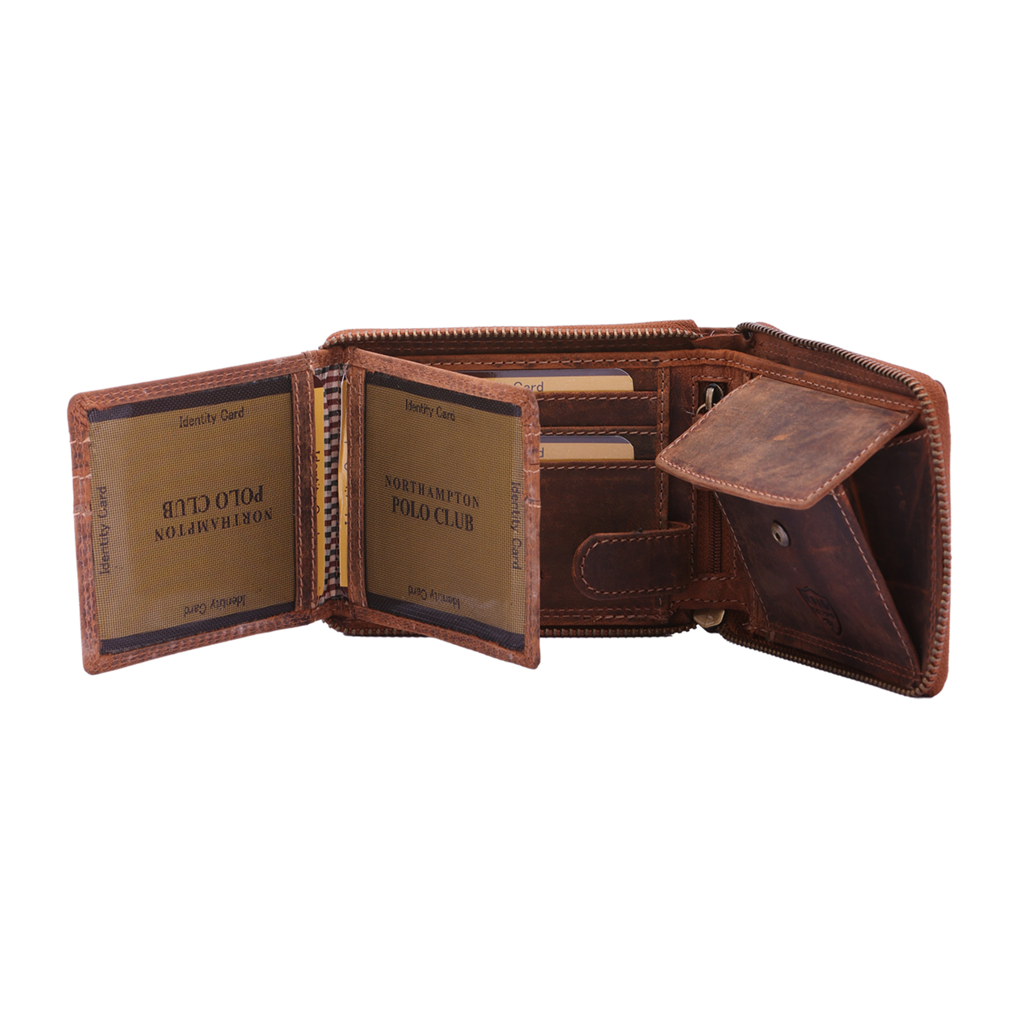 Portafoglio  da uomo In Vera pelle Made in Italy 9,5x12,5x2,5 cm