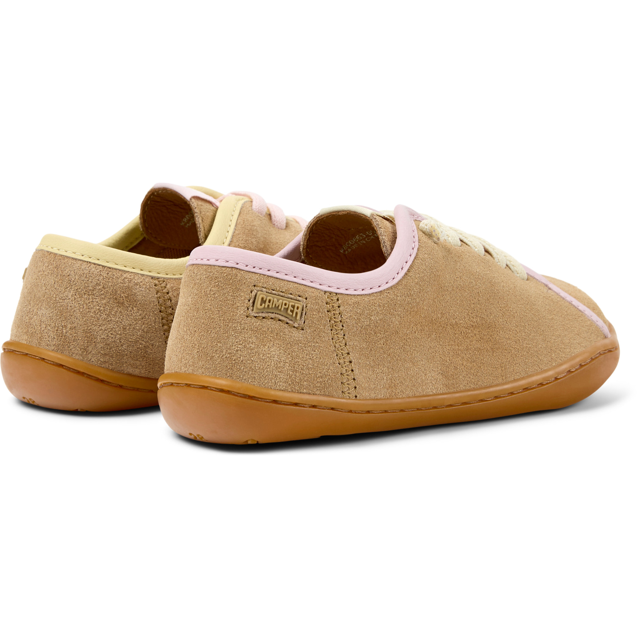 Sneakers - CAMPER Peu Cami Kids Twins - Marrone - Pelle scamosciata