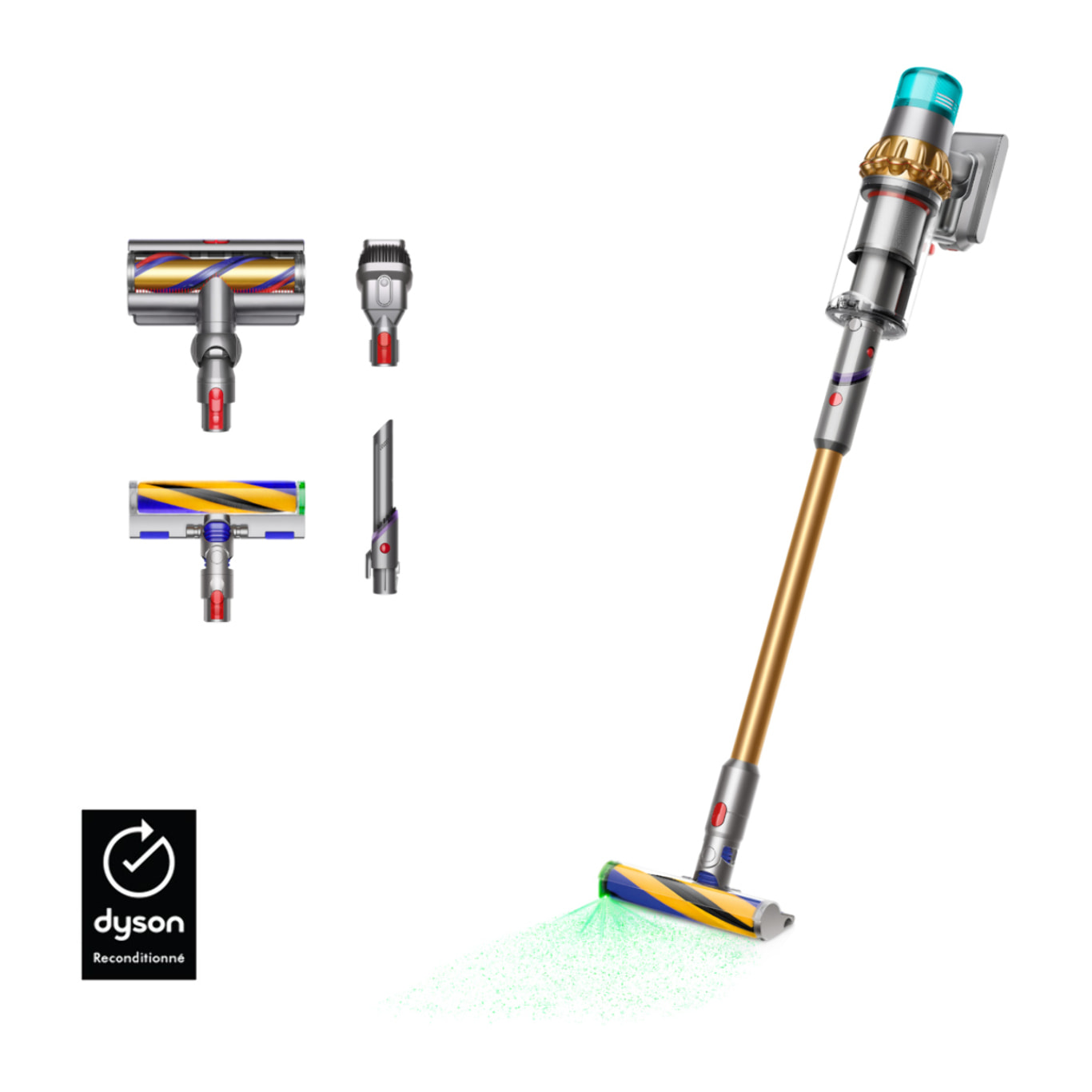 Aspirateur Balai Sans Fil Dyson V15 Detect™ Absolute - Reconditionné