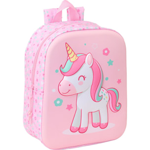 Mochila guarderia 3d safta unicorn 3d