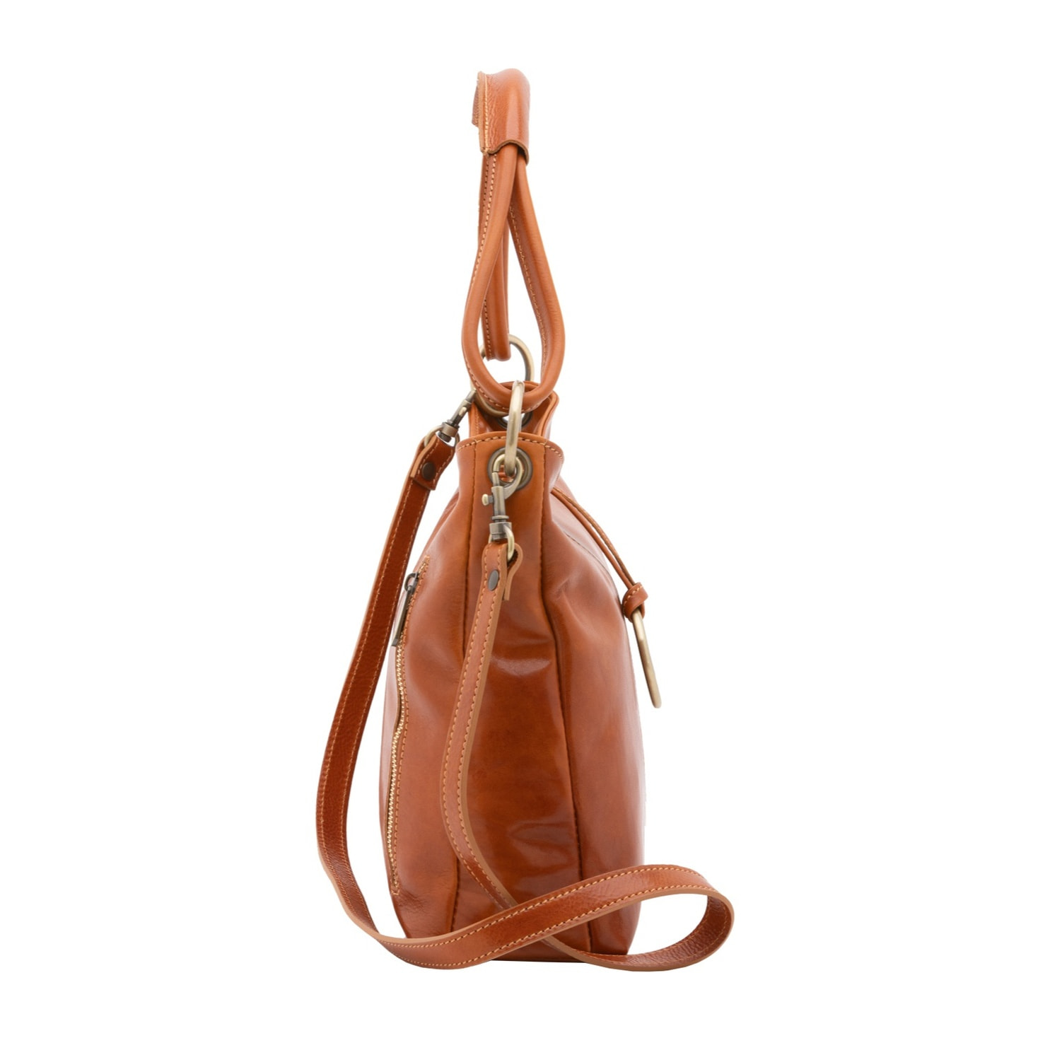 Borsa a spalla da donna - Modello False - 100% pelle - 29.0 x 32.0 x 11.0 cm