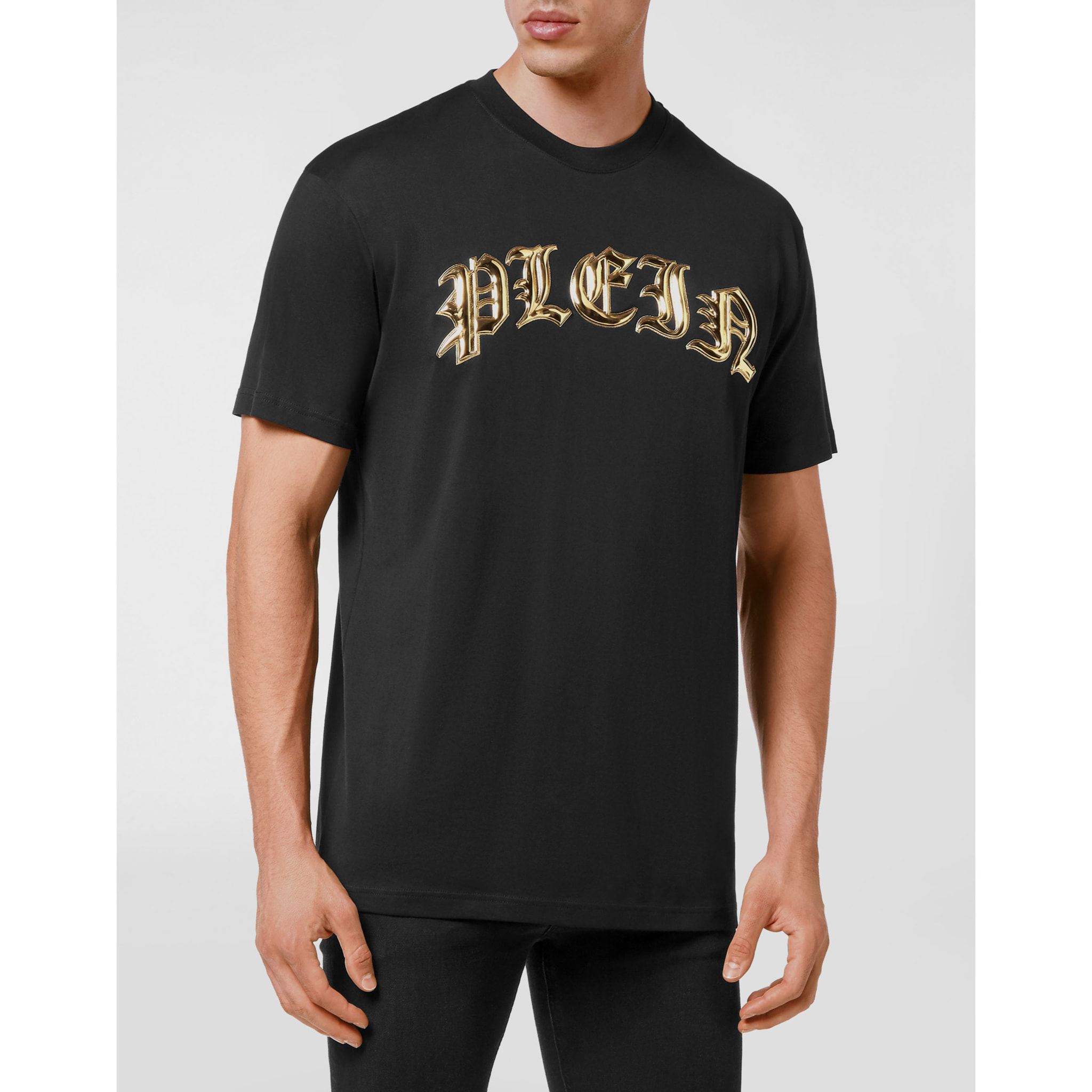PHILIPP PLEIN Camiseta de cuello redondo y manga corta GOTHIC PLEIN