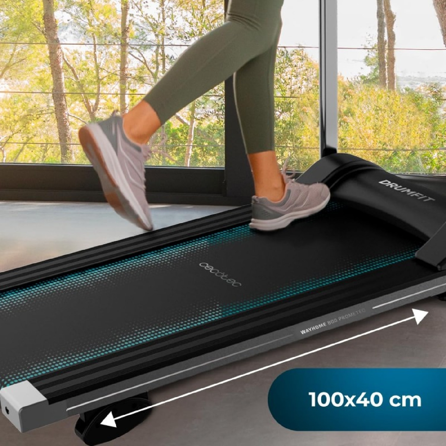 Cecotec Tapis de marche Drumfit Wayhome 800 Prometeo