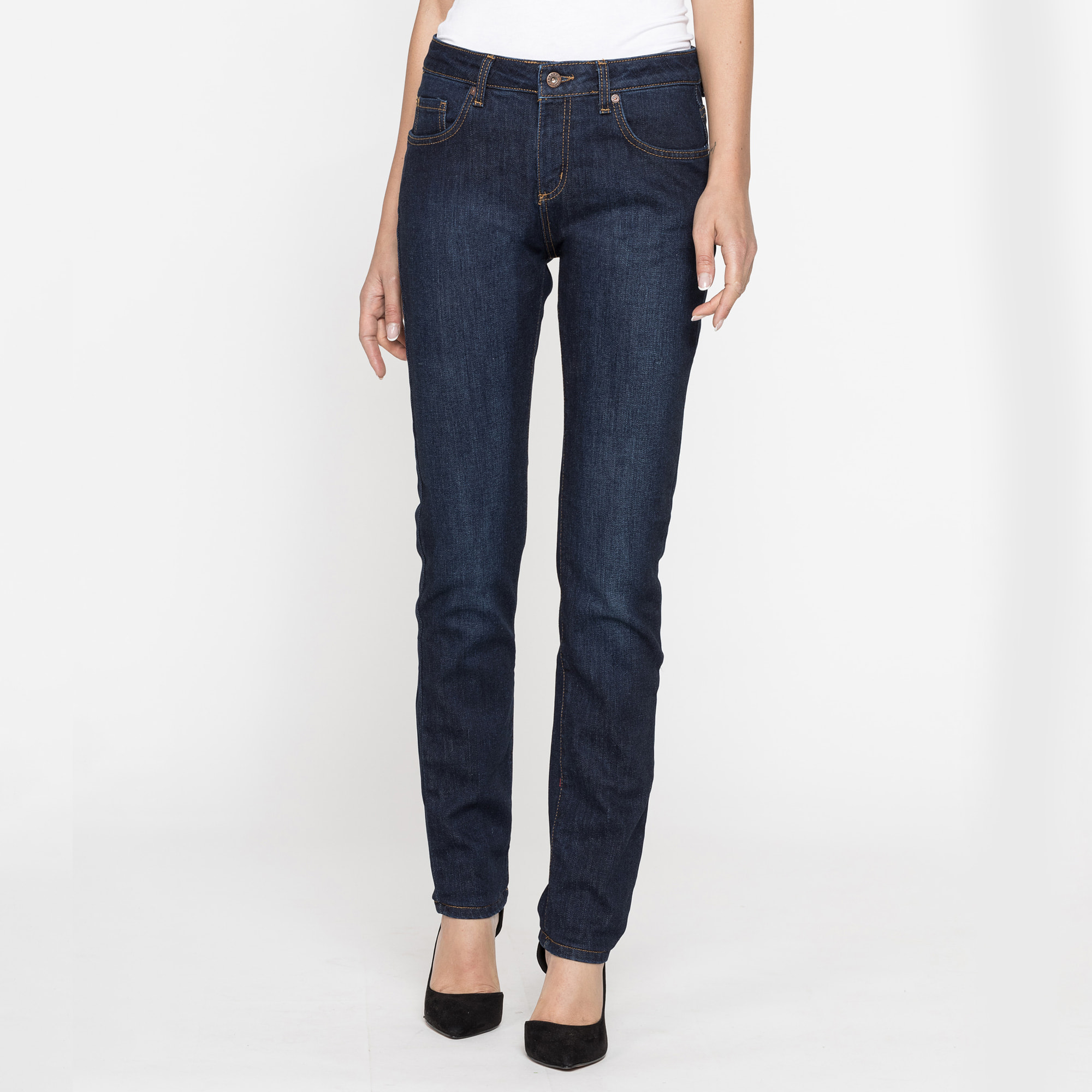 JEANS DONNA 5 tasche gamba dritta