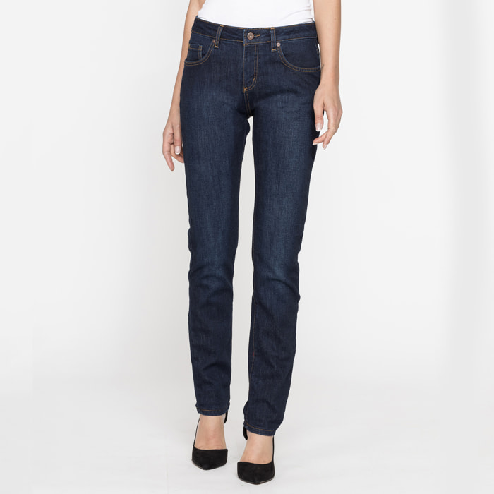 JEANS DONNA 5 tasche gamba dritta