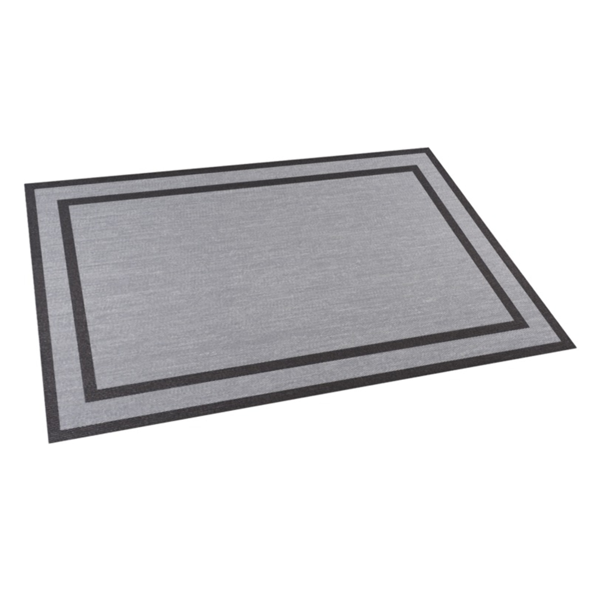 Tapis LIVING DECO Cadre Argent