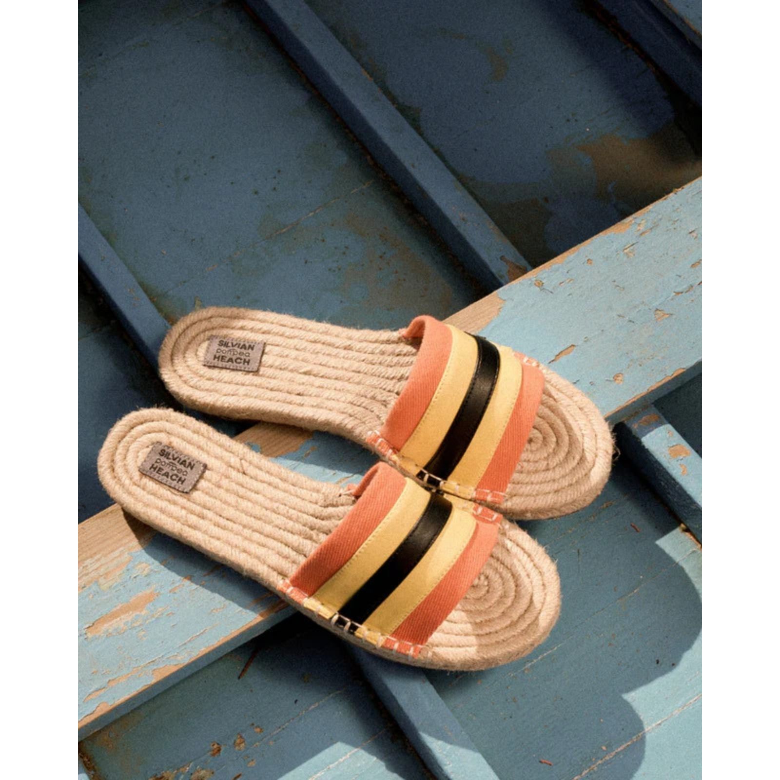 Pompea x Silvian Heach ciabatta a fascia