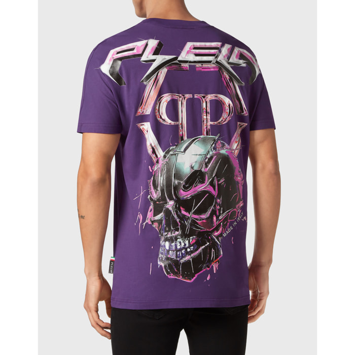 PHILIPP PLEIN T-Shirt Round Neck CHROME
