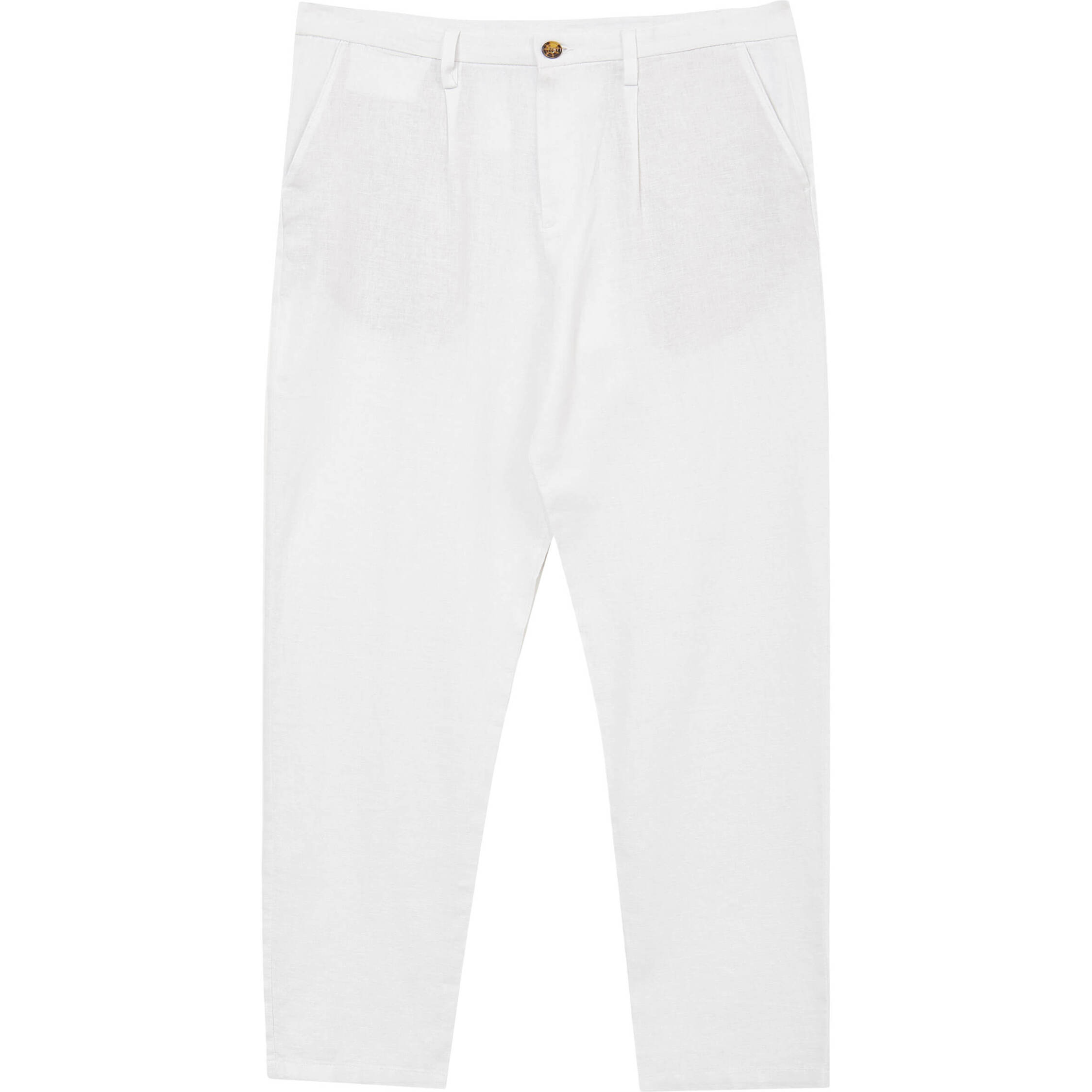 Pantalone chino in lino