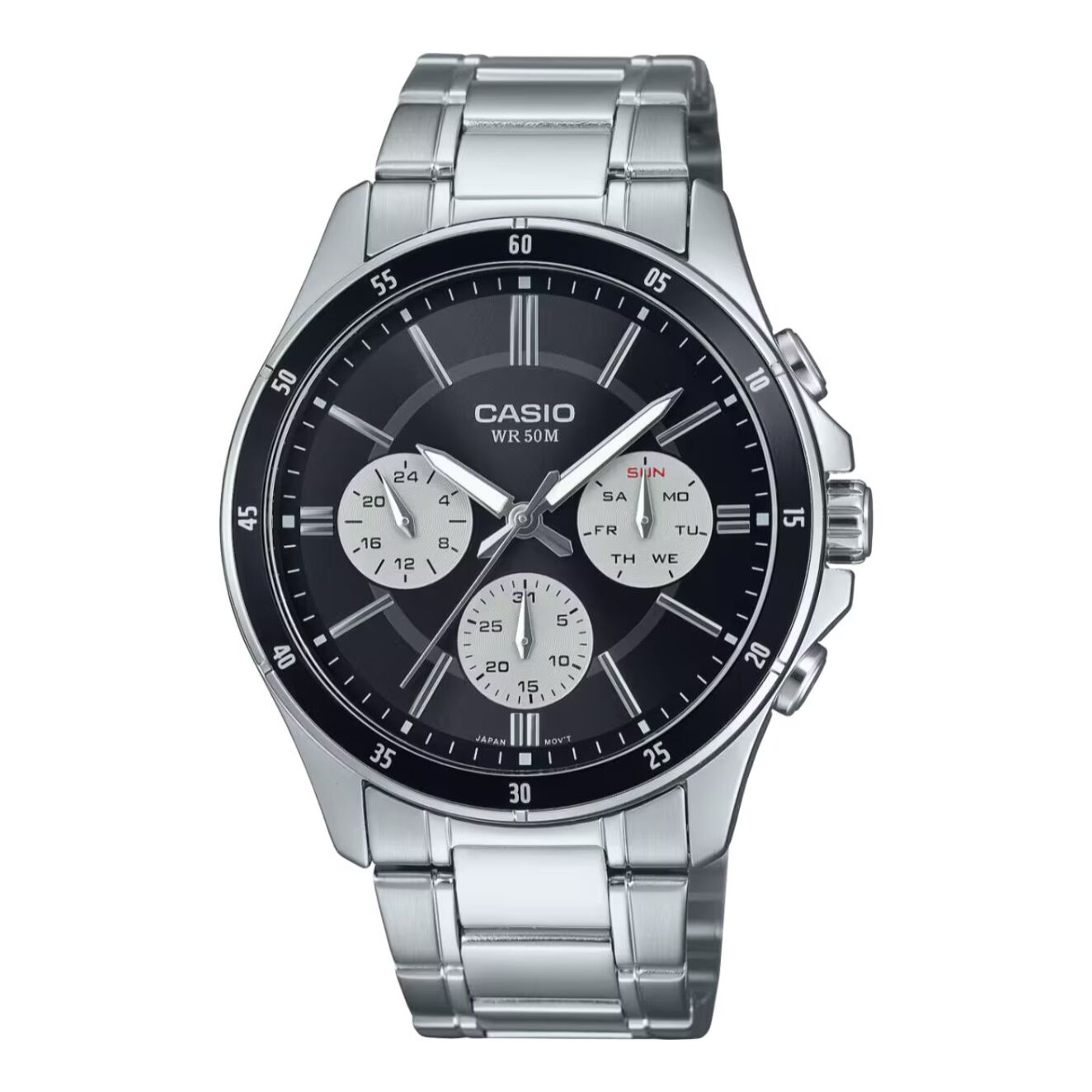 Reloj Casio MTP-1374D-1A3VDF Hombre Analogico Cuarzo con Correa de Acero inoxidable