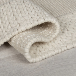 Tapis en mélange de laine RUE PLAIT