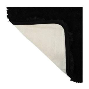 tapis de bain Microfibre Noir MSV