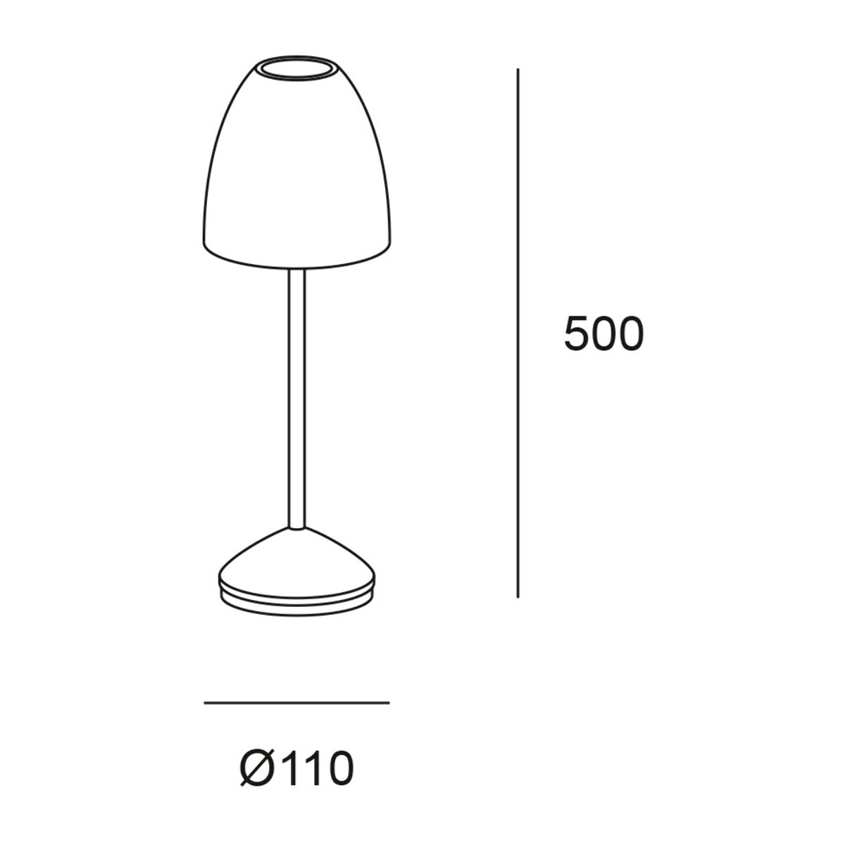 Forlight Eclipta II baliza verde con led blanco cálido 3000K