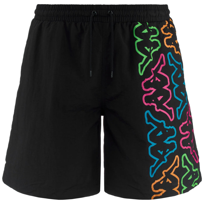 Costumi da Bagno Kappa Uomo Logo Fokiko Nero