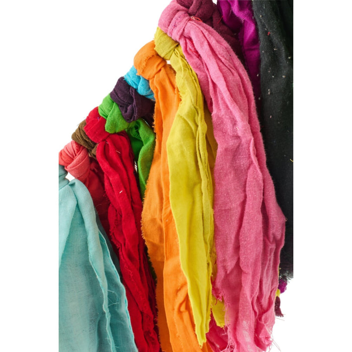 J-Line Guirlande décorative - textile - multicolore - 2 pièces