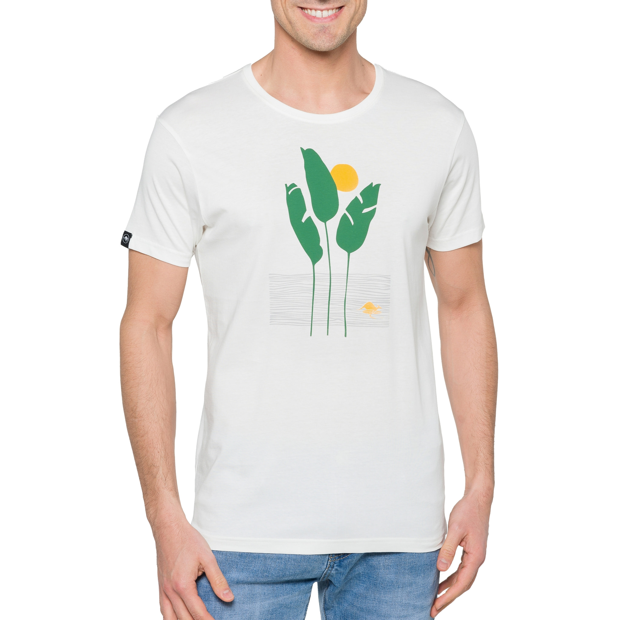 T-shirt in cotone 150 gr Lagoon Hot Buttered Bianco