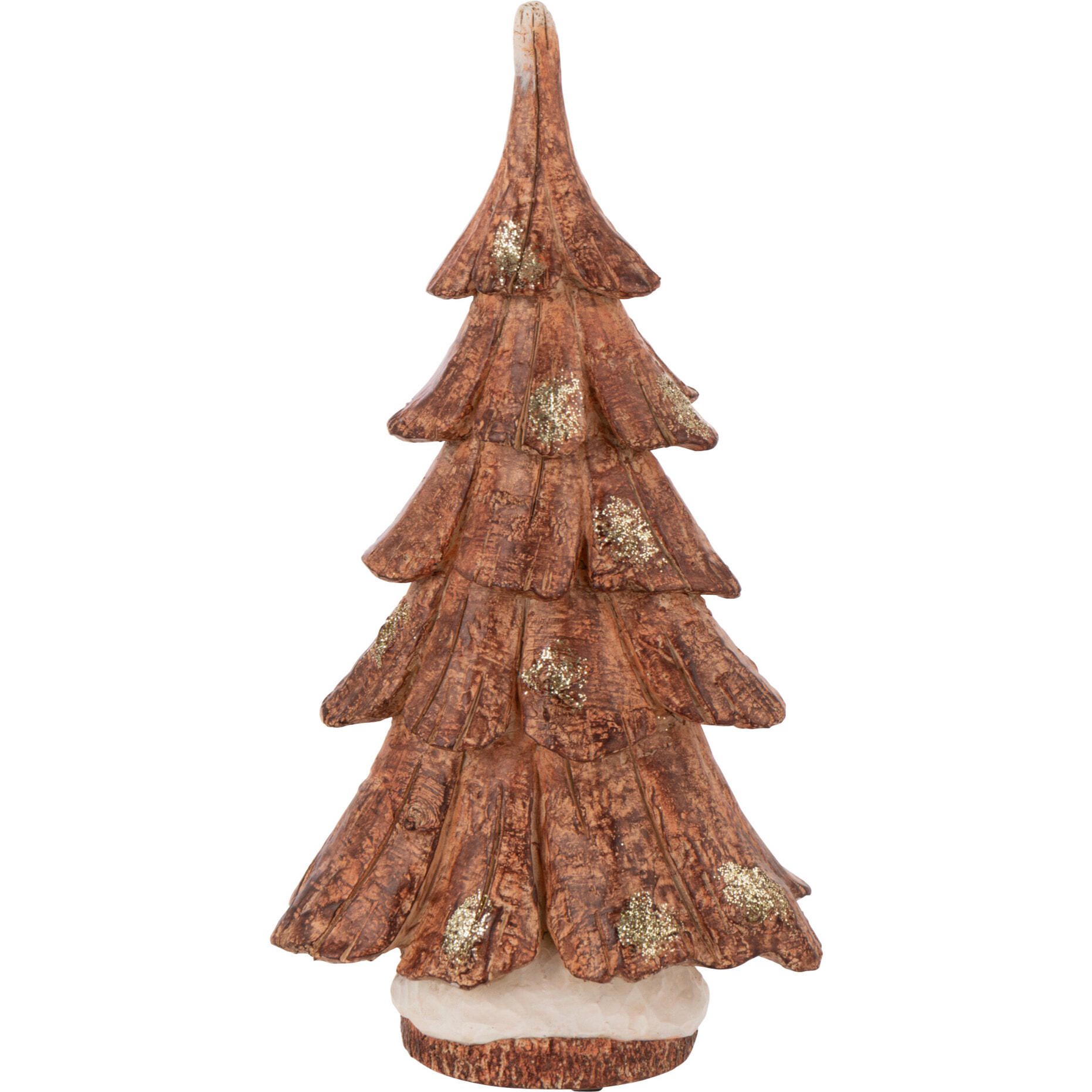 J-Line décoration Arbre Imitation - bois - polyrésine - camel - small