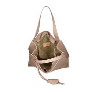 Borsa a spalla da donna - Modello Aelia - Vera pelle - 40.0 x 36.0 x 12.0 cm