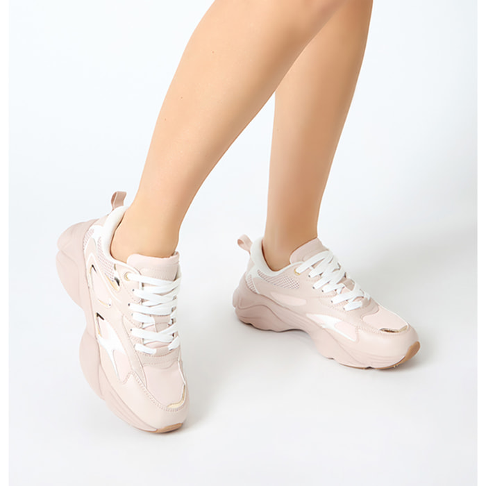 Zapatillas de mujer nude