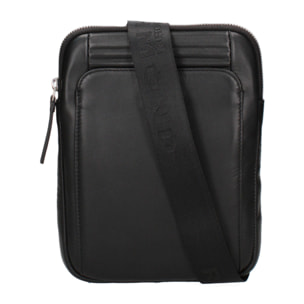 Borsa a spalla da uomo In Vera pelle Made in Italy 22x27x8,5 cm