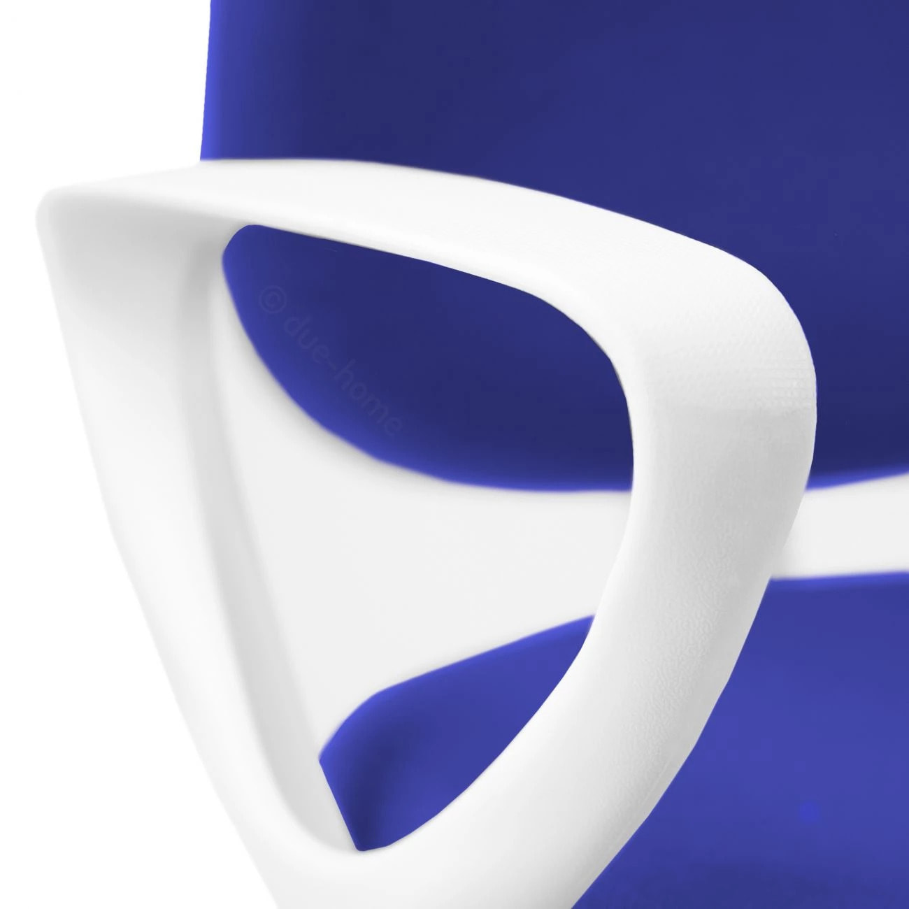 Silla de escritorio con ruedas y reposabrazos en azul 89-98 cm Dolphin Azul Dolphin