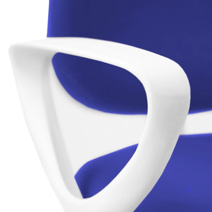 Silla de escritorio con ruedas y reposabrazos en azul 89-98 cm Dolphin Azul Dolphin