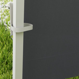 2 Paredes Laterales para Carpas de 3 x 3 m, 300x200 cm, Paredes Laterales de Repuesto para Cenador de Tela Oxford con Ventana, para Jardín, Exteriores, Fiestas, Gris Oscuro