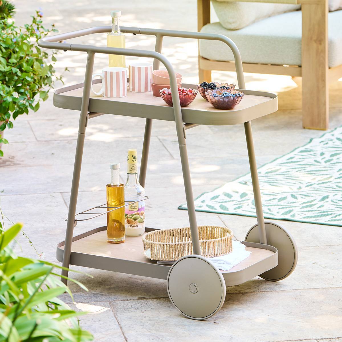 Desserte de jardin Easiness café 2 niveaux