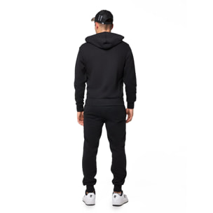 Tuta da uomo con Felpe con cappuccio e zip e pantalone non felpata Leone Basic