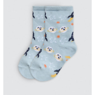 Confezione da 4 calzini stampati per neonato Cool Baby