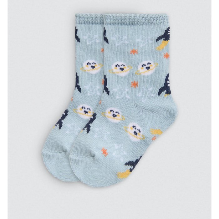 Confezione da 4 calzini stampati per neonato Cool Baby