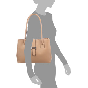 Auditore bolso Tote mujer, piel auténtica Dollaro.