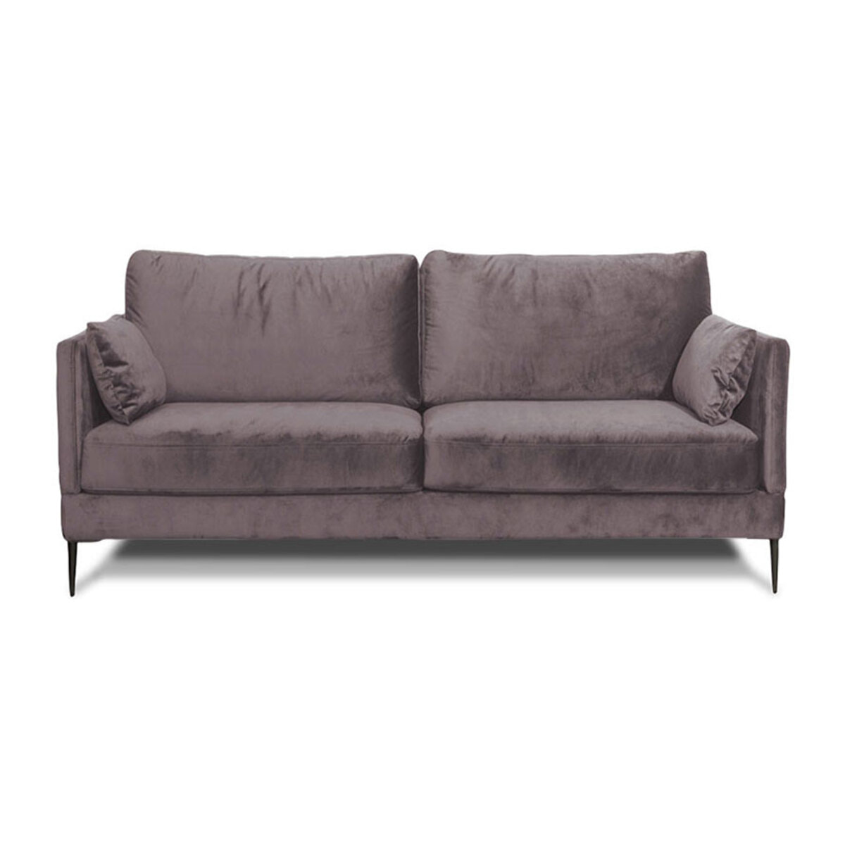 Canapé Velours Droit Splendido - 2 Places