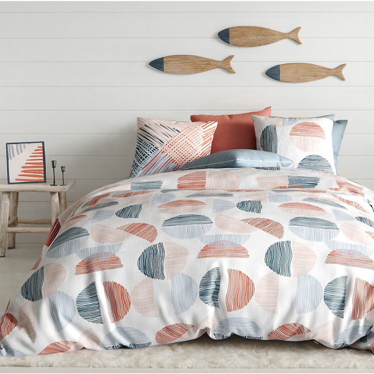 Parure de couette 3pcs en coton Halley