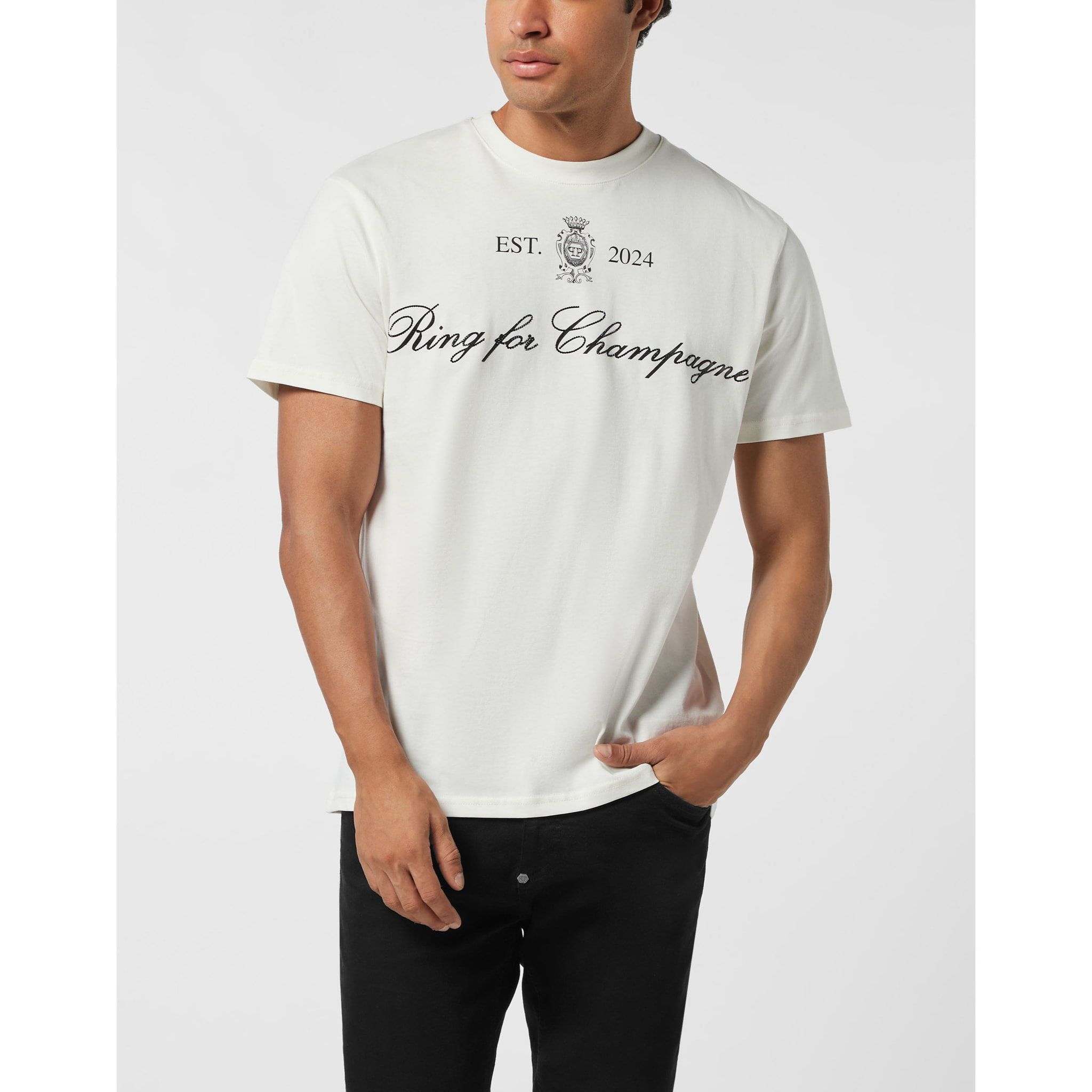 PHILIPP PLEIN Camiseta Cuello Redondo Ss