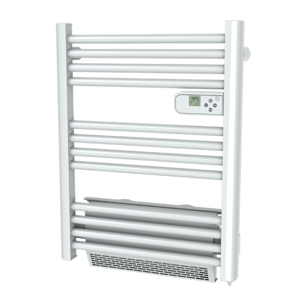 Radiateur sèche-serviette compact 500w soufflerie 1000w