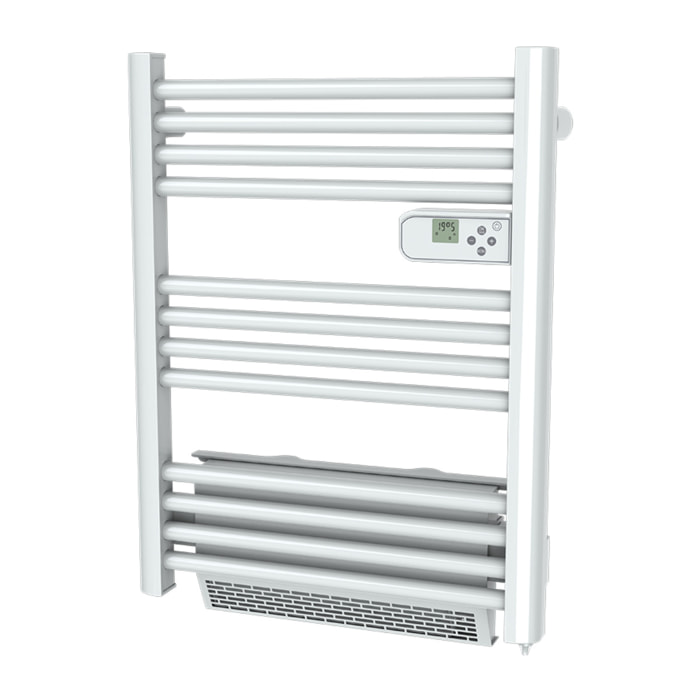 Radiateur sèche-serviette compact 500w soufflerie 1000w