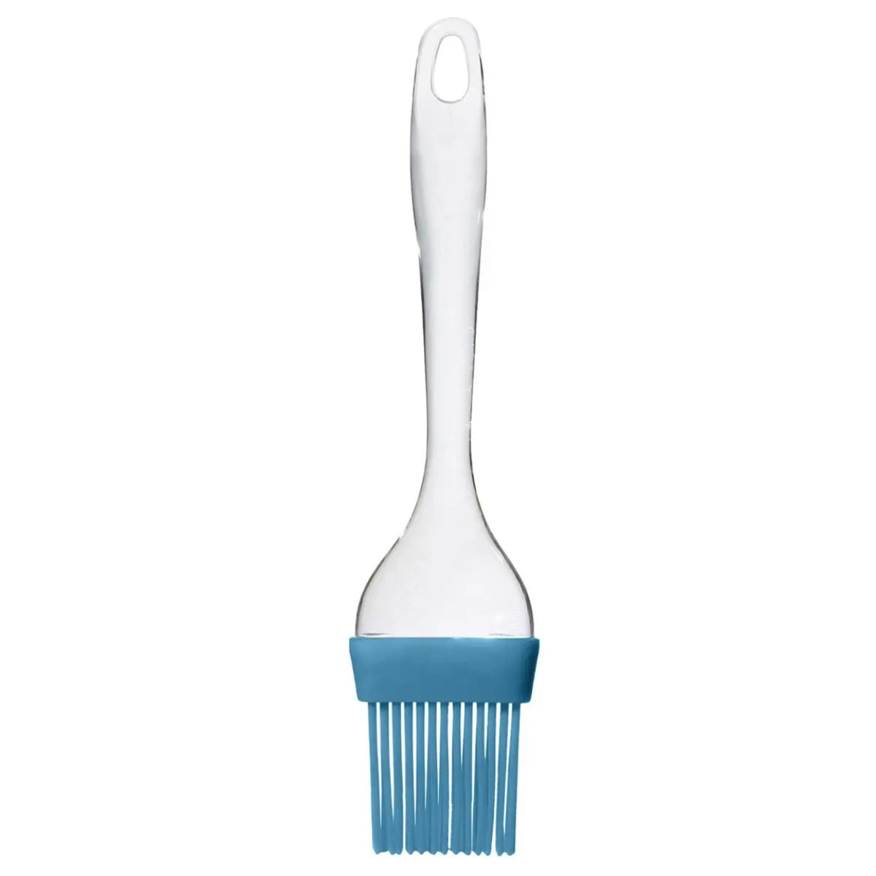 Pinceau en siliconne transparent et gris