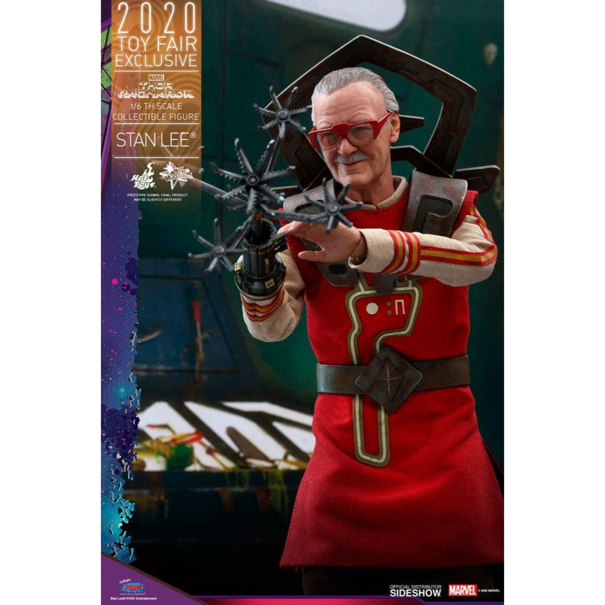 Thor Ragnarok Film Capolavoro Statua Stan Lee Figura 30 cm Esclusiva Hot Toys