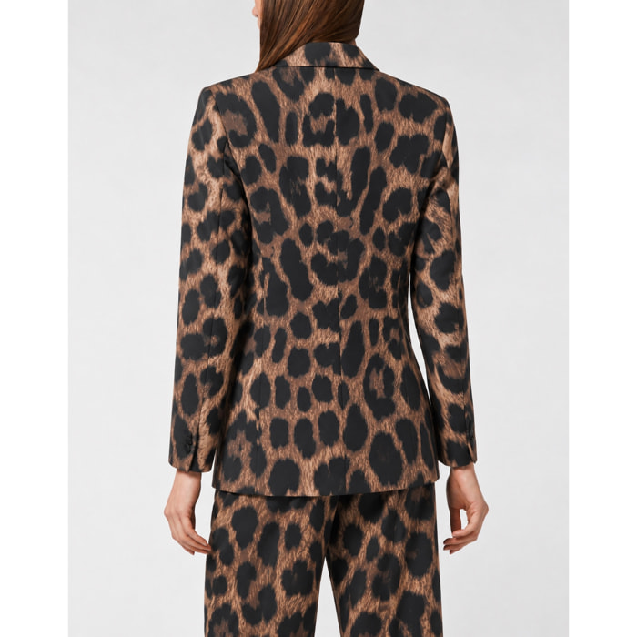 PHILIPP PLEIN Blazer LEOPARD