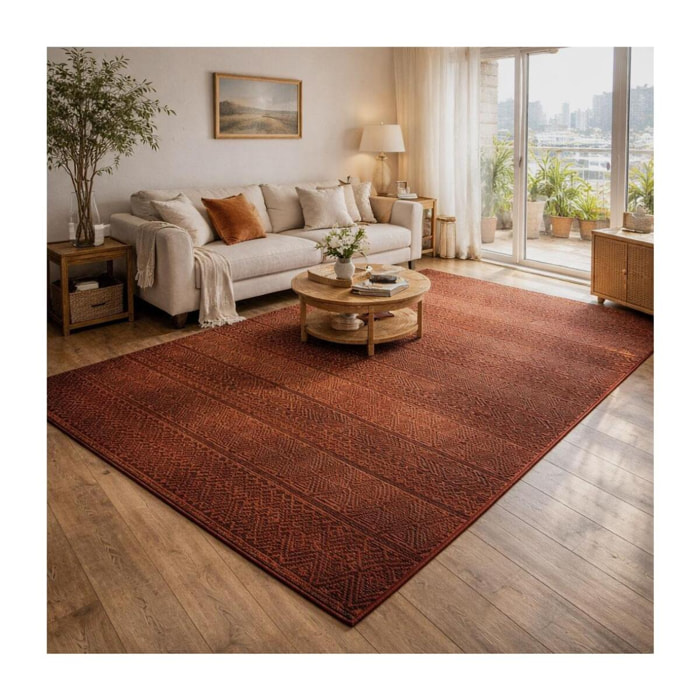 Tapis berbère tissé motif ethnic VUBO