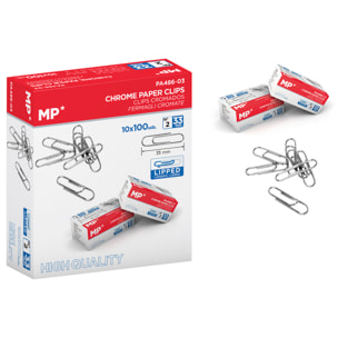CLIP CROMATI 33 mm SCATOLA 100 Uds. x 10