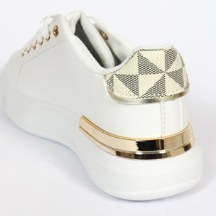 SNEAKERS OVERSIZE SHINY CHOCOLA' BIANCO