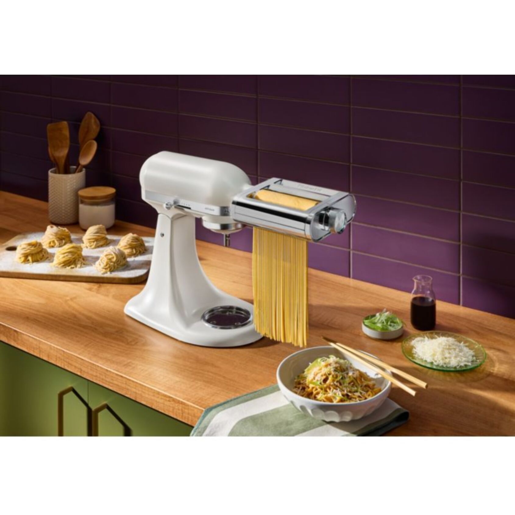Kit pour pâtes fraîches KITCHENAID PATES 3 EN 1 METAL 5KSM3MPA