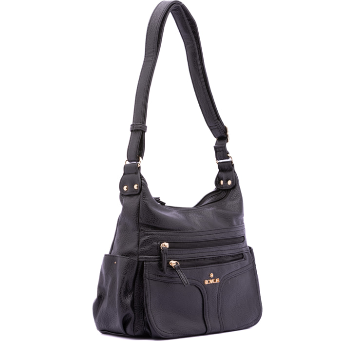 Borsa a spalla  da donna ecopelle Prodotto Vegano 33x25x14 cm