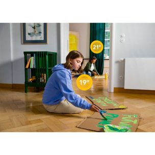 Tête thermostatique connectée TADO Thermostat V3+ Filaire et 2 Tetes termos