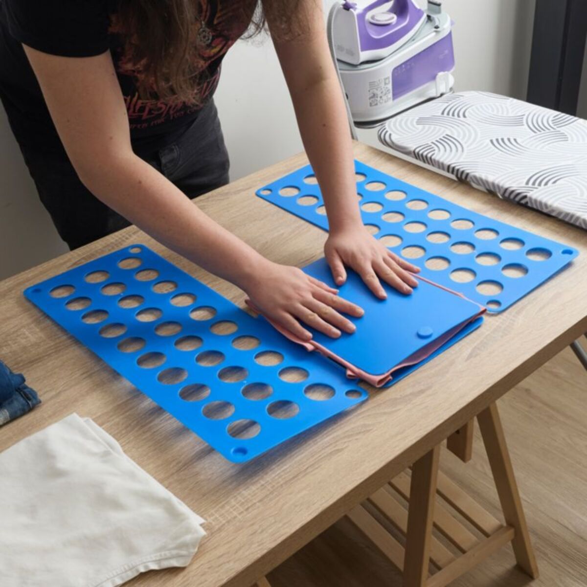 PLANCHE JE CHERCHE UNE IDEE à plier le linge