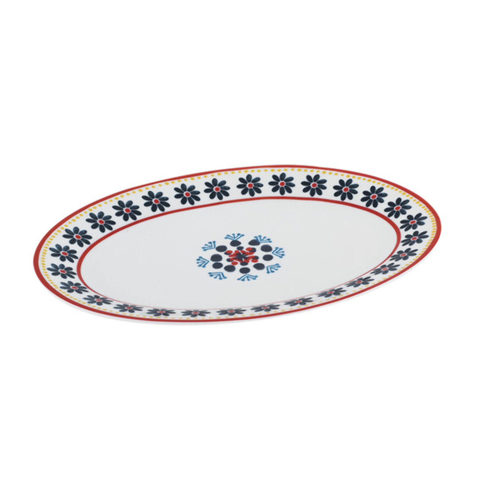Piatto da portata ovale Gardeny in new bone china